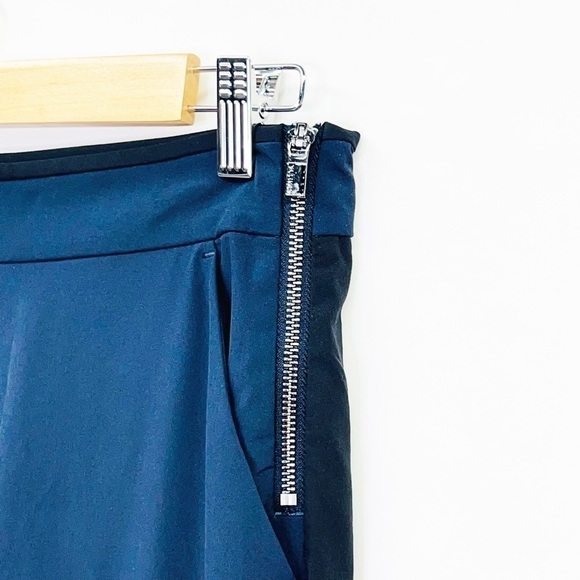 Athleta Gramercy Track Pants Trouser Size 4 X-Small Navy Blue & Black EUC - Picture 7 of 10